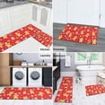 thumbnail image 5 of Red Christmas Gingerbread Man Pattern Kitchen Rugs Sets Of 2,Anti Fatigue Kitchen Mat Rugs Non Slip Washable,Decorative Kitchen Floor Mats for Kitchen,Sink,Laundry,17"x30"+17"x47", 5 of 7