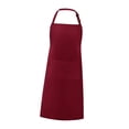 thumbnail image 2 of Delantal de cocina, delantal de cocina, delantal resistente para trabajos artísticos, delantal de cocina para cafetería, Rojo, 2 of 9