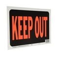 thumbnail image 5 of (5 pack) Hy-Ko 8.5 x 12 inch Plastic Keep Out Sign, Weather Resistant, Bold Orange and Black Color, 5 of 10