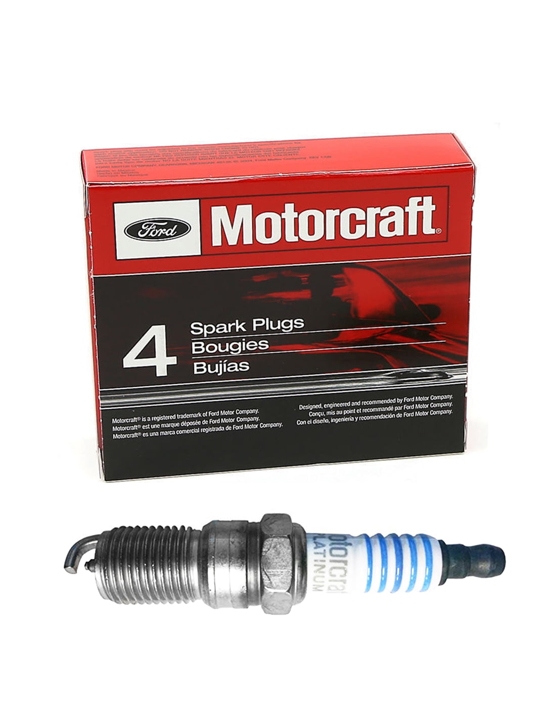 Set of 8 ISA Ignition Coil & Motorcraft Spark Plugs  Compatible with 2002-2005 Ford Explorer 4.6L V8 Replacement for DG508 SP413