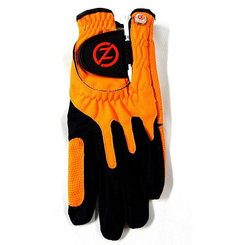 Zero Friction Performance Glove (RIGHT, ORANGE) UNIVERSAL ONE SIZE FIT Golf NEW