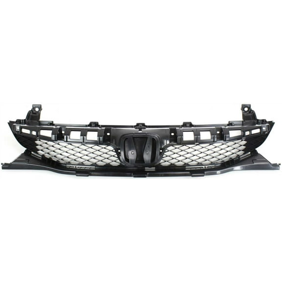 Grille Assembly Compatible With 2009-2011 Honda Civic Sedan Paintable Shell and Insert CAPA Certified