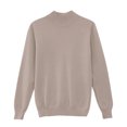 thumbnail image 4 of Stralyhd Sweaters for Women Anti Pilling Knit Long Sleeve Crew Neck Casual Ribbed Knit Pullover Tops Loose Casual Basic Winter Outfits Khaki XXL, 4 of 5
