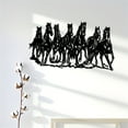 thumbnail image 6 of XDDST Horse Metal Wall Art Seven Horses Horse Home Sign Entrance Decoration Farmhouse Wall Decoration Animal Metal Decoration Wild Animal Horse Lover Gift Metal Horse Head Gift, 6 of 9