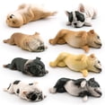 thumbnail image 3 of Set de figuras de perro durmiente realista, 8 piezas, bulldog francés Shiba Inu, 3 of 3