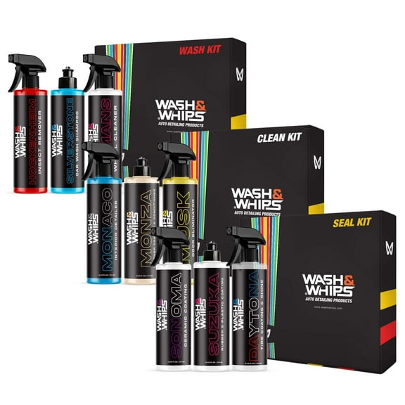 WASHWHIPS 3-Step Total Car Care System