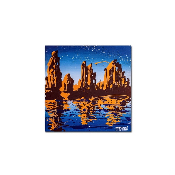 Trademark Fine Art "Lake Powell 02" Canvas Art by Roderick Stevens