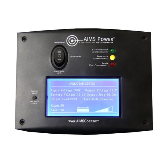AIMS LCD Remote Switch for Pure Sine Inverter Chargers