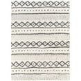 thumbnail image 2 of Deluxe Shag Black 7'10" x 10'3" Global Rectangle Area Rug, 2 of 6