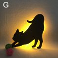 thumbnail image 1 of CAROOTU Voice Light Sensor Switch Cat Night Light LED Projection Light Wall Lamp Silhouette Lights Animal, 1 of 6