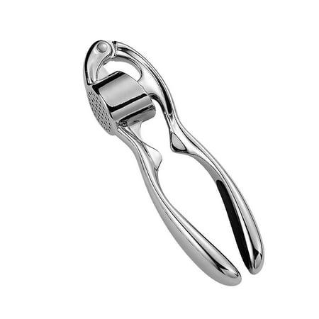 

Stainless Steel Garlic Press (Silver) (1pcs)