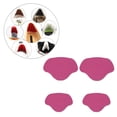 thumbnail image 3 of Almohadilla para el talón Macarena Pntils Roja para zapatos de hombres y mujeres, 3 of 8