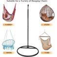 thumbnail image 4 of Support de Chaise Suspendue (Support Seulement), Support de Chaise Hamac pour Intérieur Extérieur-Noir, 4 of 7