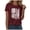 Wine, variant on TOWED22 Patriotic Shirts for Women 4th of July T Shirts American Flag Graphic Tees Tops Raglan Short Sleeve Fourth of July Outfits(Grey,XL)