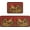 Rooster, variant on Rustic Kitchen Rugs and Mats Sets of 2,Western Texas Star Kitchen Decoration Non-Slip Absorbent Kitchen Mat for Sink Waterproof Floor Mat for Laundry Room,17x24+17x48inch