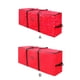 thumbnail image 2 of Bolsa de almacenamiento de árbol de Navidad Cremallera de apertura grande Cubierta protectora resistente al desgarro Exterior Poliéster de gran Kits de decoración para fiestas Rojo/Impreso/Grande Yuarrent HA066473-01, 2 of 5