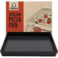 thumbnail image 1 of Chef Pomodoro Sicilian Deep Dish Square Pizza Pan, 13.2 x 13.2 Inch, Non-stick Aluminum, Focaccia Crust, Dough Pre-Seasoned Bakeware Kitchenware, 1 of 5