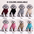thumbnail image 6 of Dog Sweater for Small Medium Dogs, Warm Comfortable Winter Pet Clothes, Cute Knitted Sleeveless Puppy Sweater for Cats, Dog Apparel & Accessories Fall Winter by MPOISVA, 6 of 8
