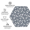 thumbnail image 3 of Vsdgher Poodle Dog Leather Coasters for Drinks, Durable Drink Coasters 4 Set for Tabletop Protection, Luxurious Home Décor and Housewarming Gift ( {designName})Hexagon, 3 of 6
