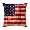 thumbnail image 1 of Up to 65% Off SMihono Independence Day Pillowcase Cartoon Style Linen Digital Printing Pillowcase, 1 of 1