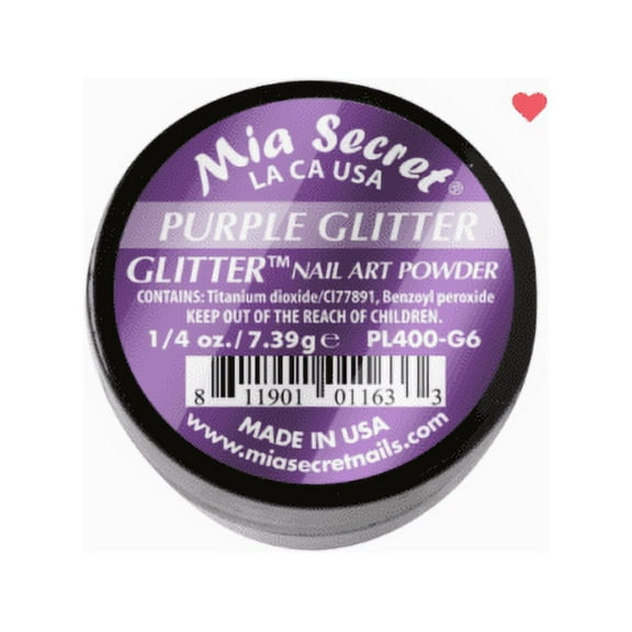 MIA SECRET (PL400-G6) - Purple (GLITTER)