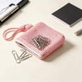 thumbnail image 5 of Dongrere Mesh Mini Zipper Pouch, Portable Breathable Storage Bag, Clear Cosmetic Bag for Home Travel Outdoor Use, 4x1.2x3.7 Inch, Pink, 5 of 6