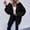 Black, variant on AOOCHASLIY 2023 Women Tops Women's Fashion Top Cardigan Outwear Coat Long Sleeve Coat