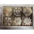 thumbnail image 2 of Estrella De Paja El Árbol De Navidad, Juego De 24 Estrellas De Paja Festivas - Colgante De Paja Natural Para Decoraciones Para Árboles De Navidad, Decoraciones Navideñas - Con Una Hermosa, 2 of 4