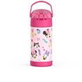 thumbnail image 3 of Thermos Kids Stainless Steel Vacuum Insulated Funtainer 12 oz Water Bottle with Flip Up Straw, Minnie, 3 of 6