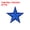 Blue, variant on Uxcell 24 Pcs 5 Star Patches Iron on Patches Light Red Embroidered Patches Appliques Embellishments 1.1'' Repair Patch