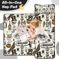 thumbnail image 4 of Beige Halloween Skull Pumpkin Pattern Toddler Nap Mats for Kids Preschool,50"x20" Sleeping Mat Bag or Kids,Toddler Sleeping Bag,Toddler Nap Mat or Daycare, 4 of 6
