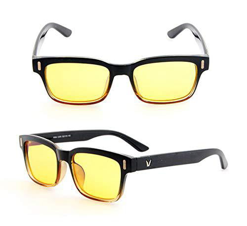 BLUE BLOCKER yellow lense SUNGLASSES UV mens womens glasses eyewear sun block 