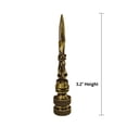 thumbnail image 4 of Home Concept 40" Metal Fleur De Lis Lamp Finial, White, 4 of 4