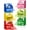 2 Sets, variant on Glitter Transparent Sticky Notes, Clear Translucent Memo Pads with Full-Back Adhesive, Water-Resistant Quick-Dry Writing Notes for Books, Study, Journals and Office