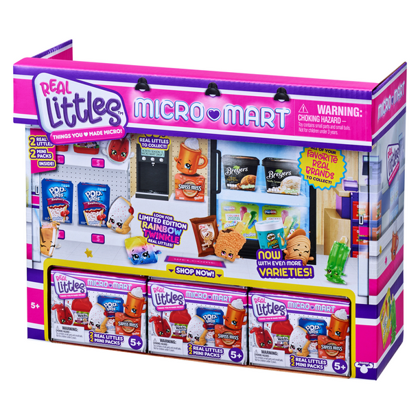 Shopkins Real Littles Mini Pack, 2 Real Littles Plus 2 Real Branded
