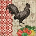 thumbnail image 2 of Brent, Paul 12x12 Gold Ornate Wood Framed with Double Matting Museum Art Print Titled - Farmers Market I, 2 of 4