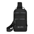 thumbnail image 2 of Bolso cruzado para hombre ligero impermeable para el pecho Strade Fareast Limited Negro, 2 of 8