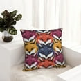 thumbnail image 6 of Pofeuu Fox Face Print Double-sided plush pillowcase Square Throw Pillow Covers Pillows Cover for Living Room Bedroom Sofa Couch Cushion Cover（No pillow core）-12"x12", 6 of 7