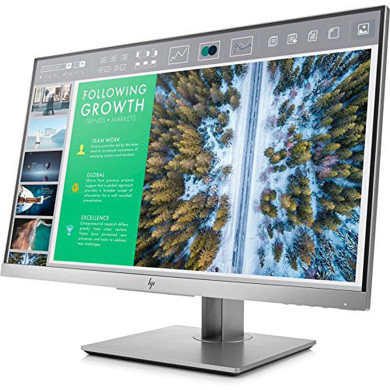 HP EliteDisplay E243 23.8-Inch Screen LED-Lit Monitor Silver