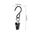 thumbnail image 4 of Hanging Clip,Spring Loaded Stainless Steel S Hook Fastener Clamp for String Light Photo Curtain Mounting,Indoor Home Decoration and Outdoor Holiday Scene Layout Multiscenario Household Suspension, 4 of 7
