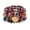 Dark Colorful, variant on Stackable Crystal Beaded Bracelets for Women Boho Multi Layer Stretch Bracelets Natural Stone Bead Bracelet with Love Charm Jewelry for Women - White 6.29Inch