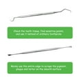 thumbnail image 3 of Dog Tooth Scaler And Scraper Dog Tooth Scaler And Scraper Pet Tarter Remover With Different Angles Double Head Stainless Steel Teeth Cleaning Tools For Dogs, 3 of 8