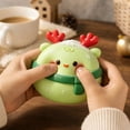 thumbnail image 4 of Christmas Reindeer Squishy Squeeze Toy Stress Relief Slow Rising Fidget Ball for Kids Adults Teens Anxiety Relief Classroom Travel Goodie Bag Filler Stocking Stuffer, 4 of 4