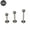 16G/10mm/3mm, variant on 10 PCS G23 TITANIUM Labret Monroe Lip Ring Tragus/Helix/Cartilage Earring Stud-16G/10mm/3mm