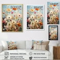 thumbnail image 4 of Designart "Meadow Contemporary Wildflowers Painting I" Floral & Botanical Floater Framed Canvas Print, 4 of 7