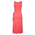 thumbnail image 5 of LASCANA Women's Sleeveless Wrap Look Dress Tie, 5 of 6