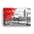 thumbnail image 3 of Startonight Canvas Wall Art Abstract - Red Tree and Big Ben London Painting - Artwork Print for Bedroom 24" x 36"&nbsp;, 3 of 6