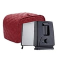 thumbnail image 4 of conditiclusy Kitchen Small Appliance Covers, Toaster Cover Fits for Most Standard 2 slice Toasters, Universal Size Microwave Oven Dustproof Cover, 4 of 8