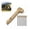 Khaki, variant on Multifunctional Camping Hammer & Tent Stake Puller with 8 Pegs, Heavy Duty Mallet with Hidden Storage Handle and Bottle Opener, for Outdoor Hiking, Backpacking