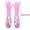 Pink, variant on Clearance!Apron Sleeve Rubber Latex Water-proof Dishwashing Gloves Medium Long Cuff Flock Lining Household Cleaning GlovesPink Latex